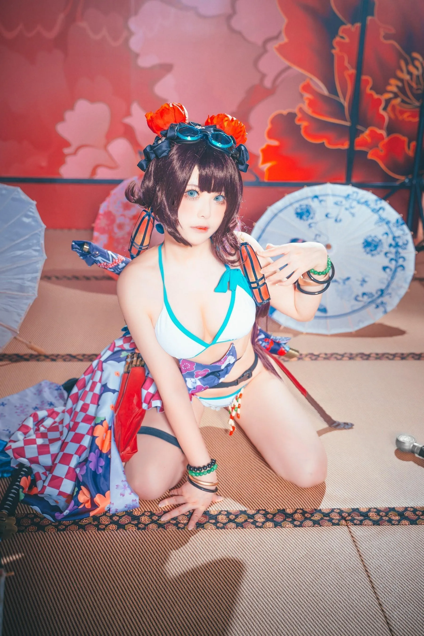 w百合欧皇子w – NO.12 水着阿荣 [21P]插图8